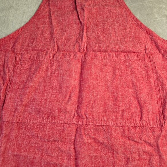 Kaf Home Apron Red Adult Full Bib Cooking Pockets Grill Kitchen Baking Artist - Picture 5 of 9